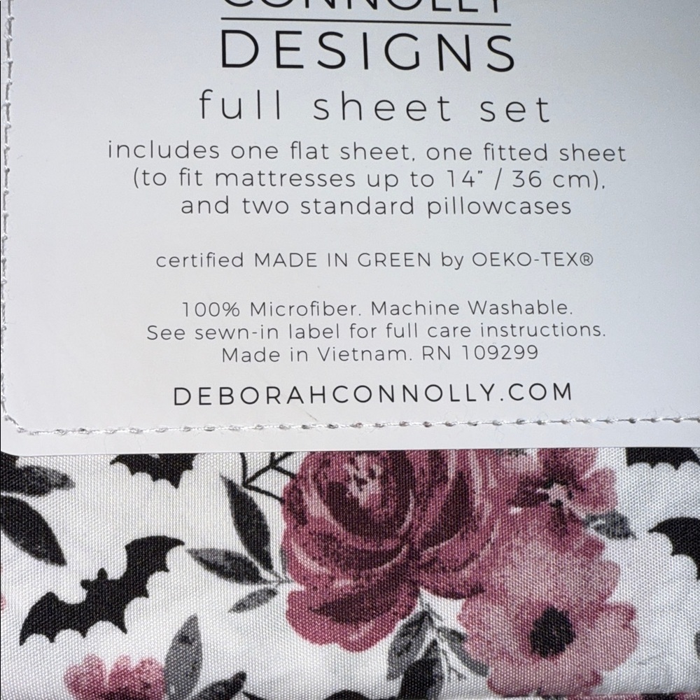 Deborah Connolly designs Halloween full sheet set - Picture 5 of 5